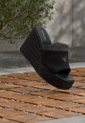 Calvin Klein Heeled mules - black