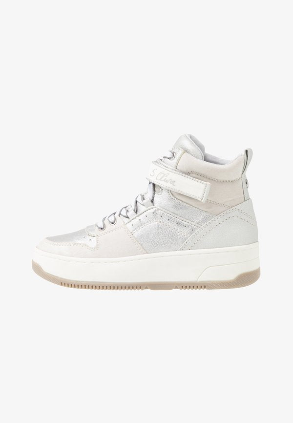 s.Oliver High-top trainers - white