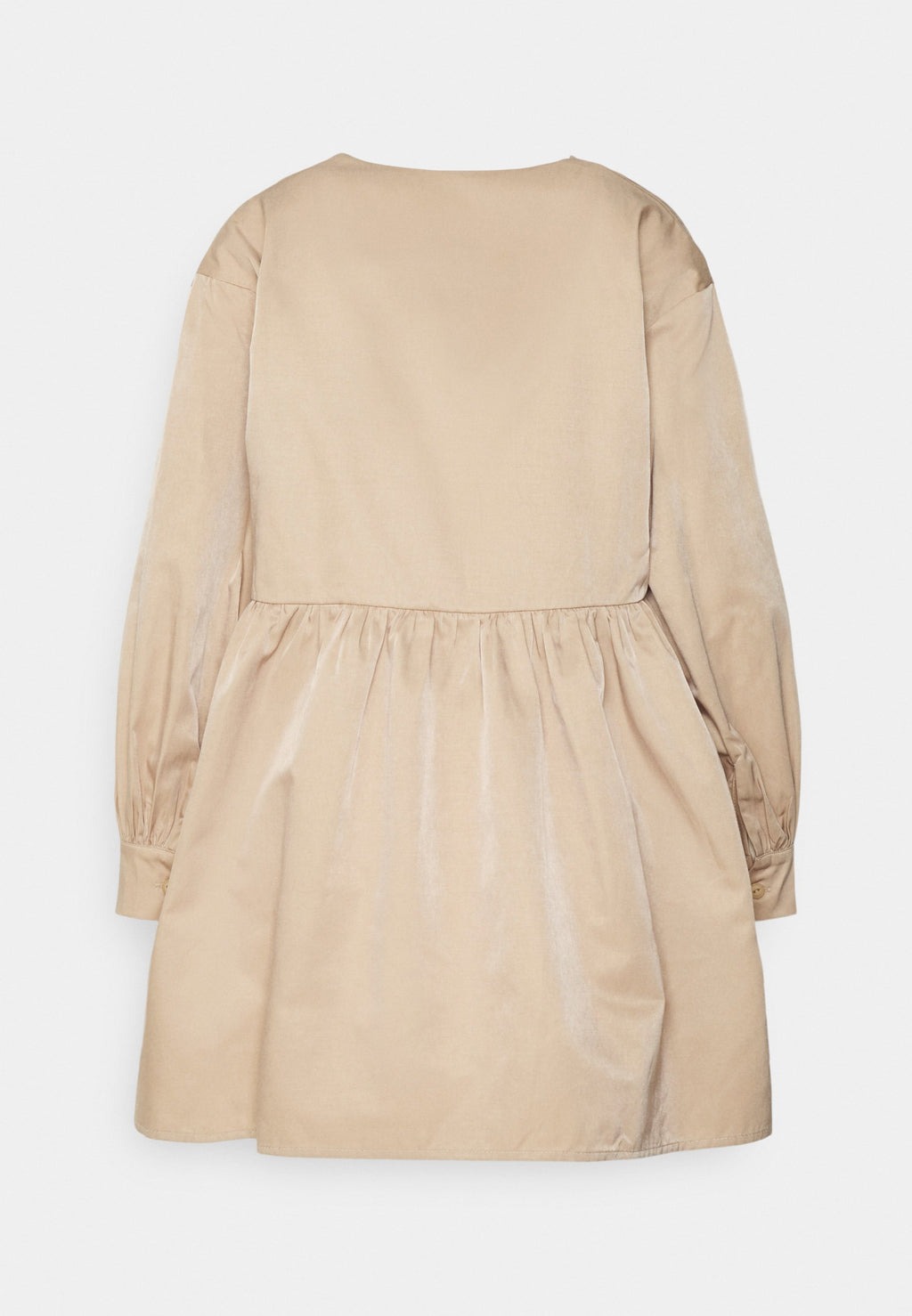 Glamorous Petite FIXED WRAP FRONT SMOCK DRESS