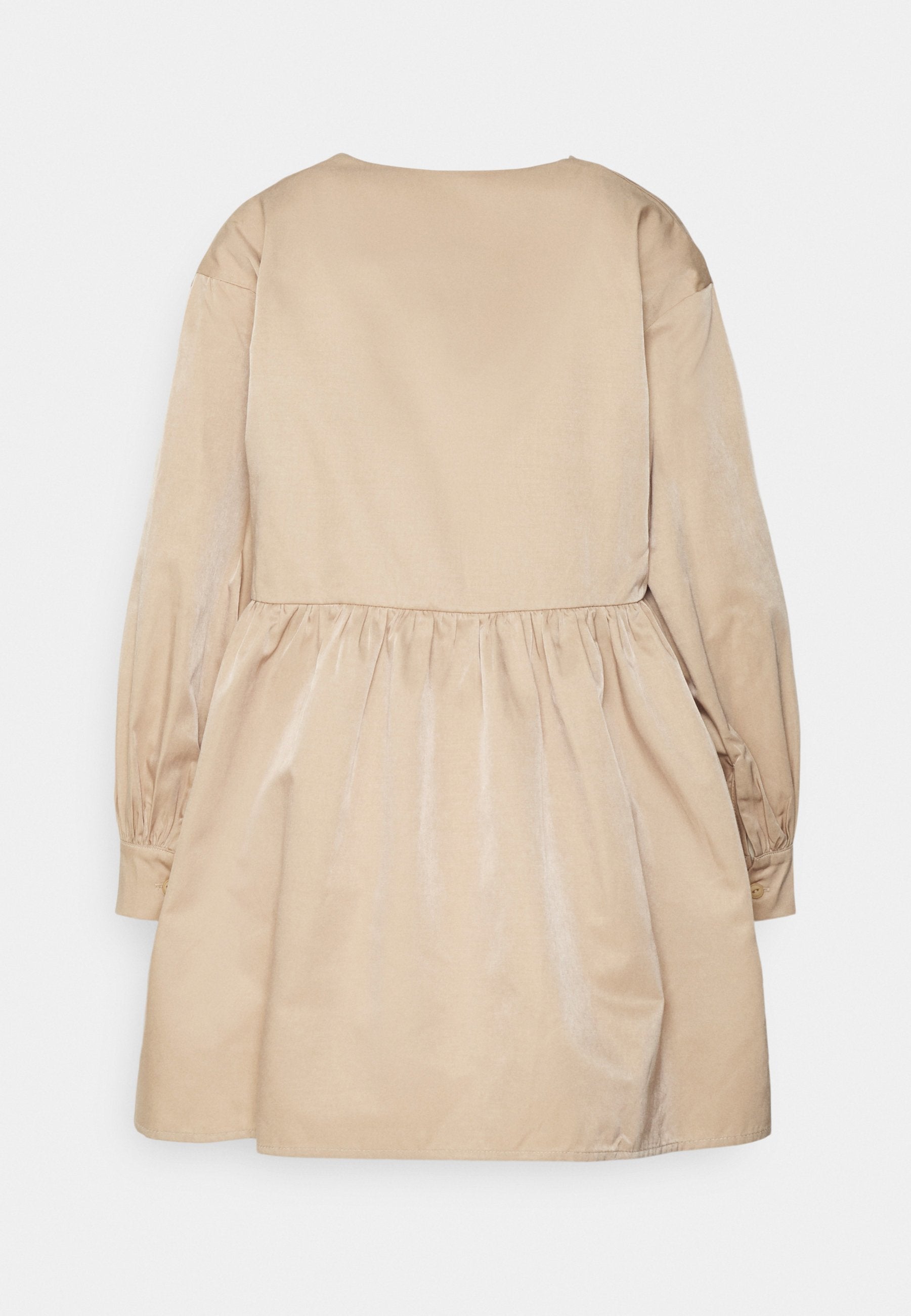 Glamorous Petite FIXED WRAP FRONT SMOCK DRESS