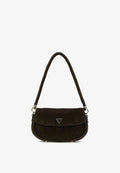 Guess DANYA FLAP SHOULDER - Handbag - espresso