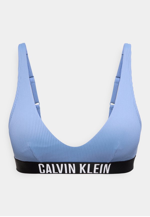 Calvin Klein Swimwear SCOOP BRALETTE INTENSE POWER SWIM - Bikini top - blue tulip