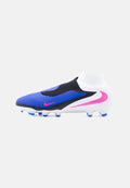 Nike Performance PHANTOM 6 HIGH PRO FG UNISEX - Firm-ground football boots - racer blue/pink blast/white