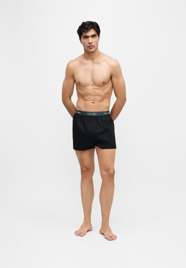 Calvin Klein Underwear ICON 3 PACK - Boxer shorts - black/darkest spruce
