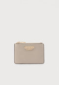Guess LAUREL CREDIT CARD CASE - Wallet - taupe