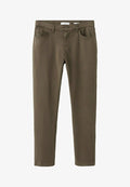Mango Jeans Tapered Fit - khaki