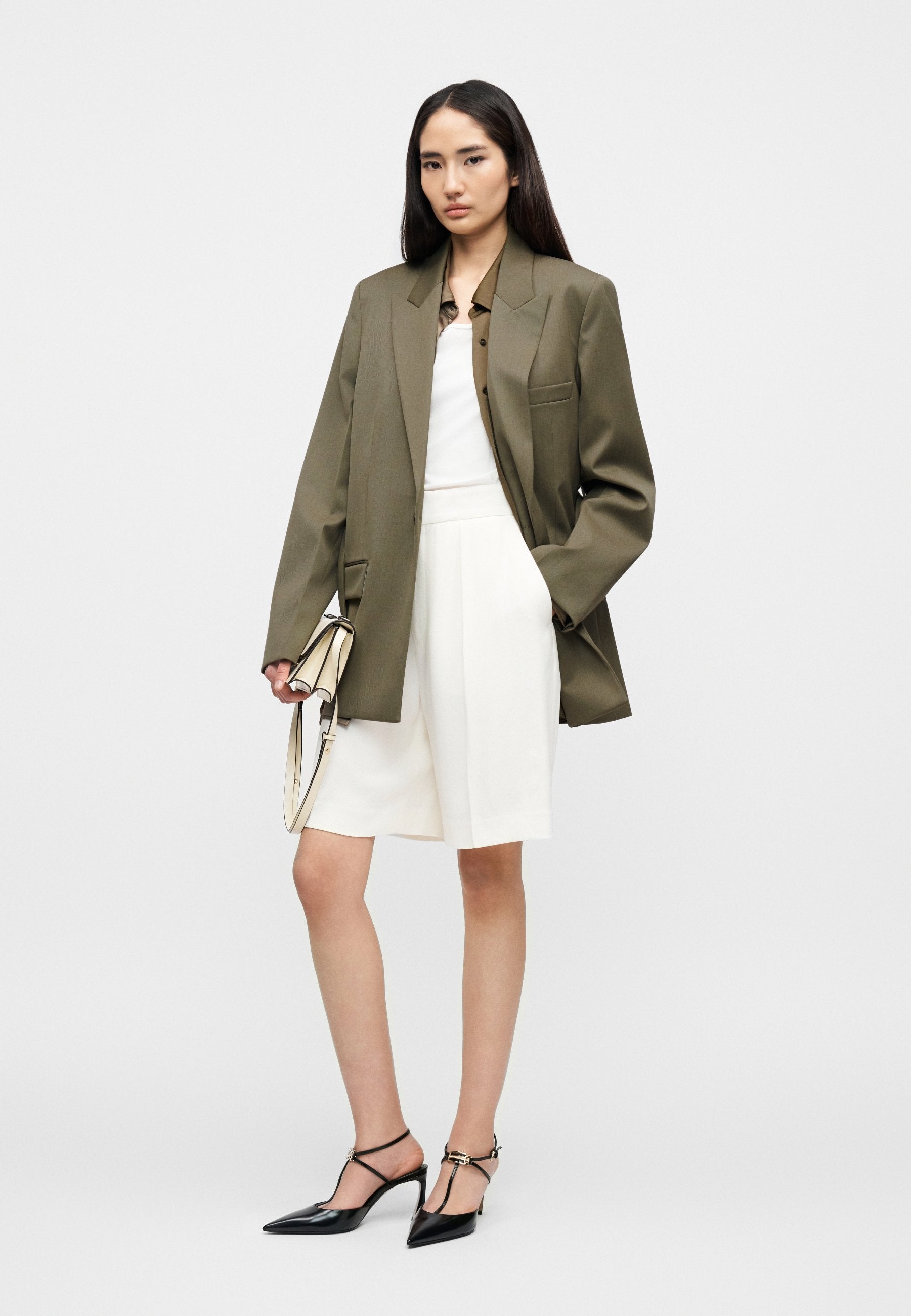 Victoria Beckham BELTED TAILORED
