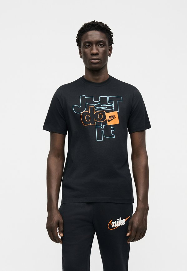Nike Sportswear TEE CLUB - Print T-shirt - black