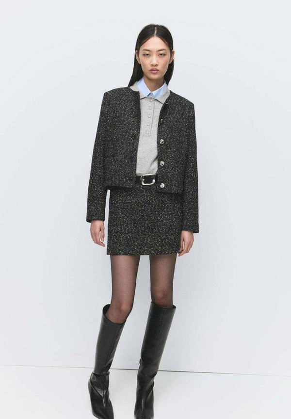 Mango Cardigan - black