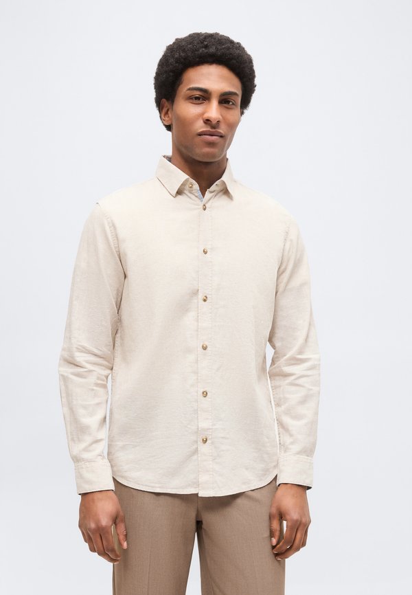 TOM TAILOR SHIRT - Shirt - cashew beige