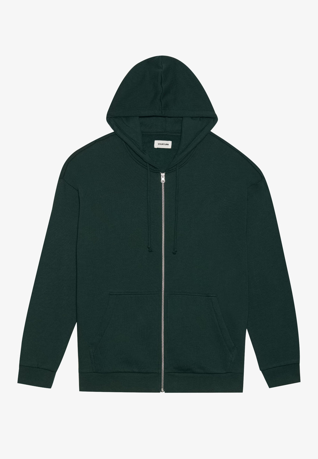 YOURTURN UNISEX RELAXED FIT ZIP-UP HOODIE