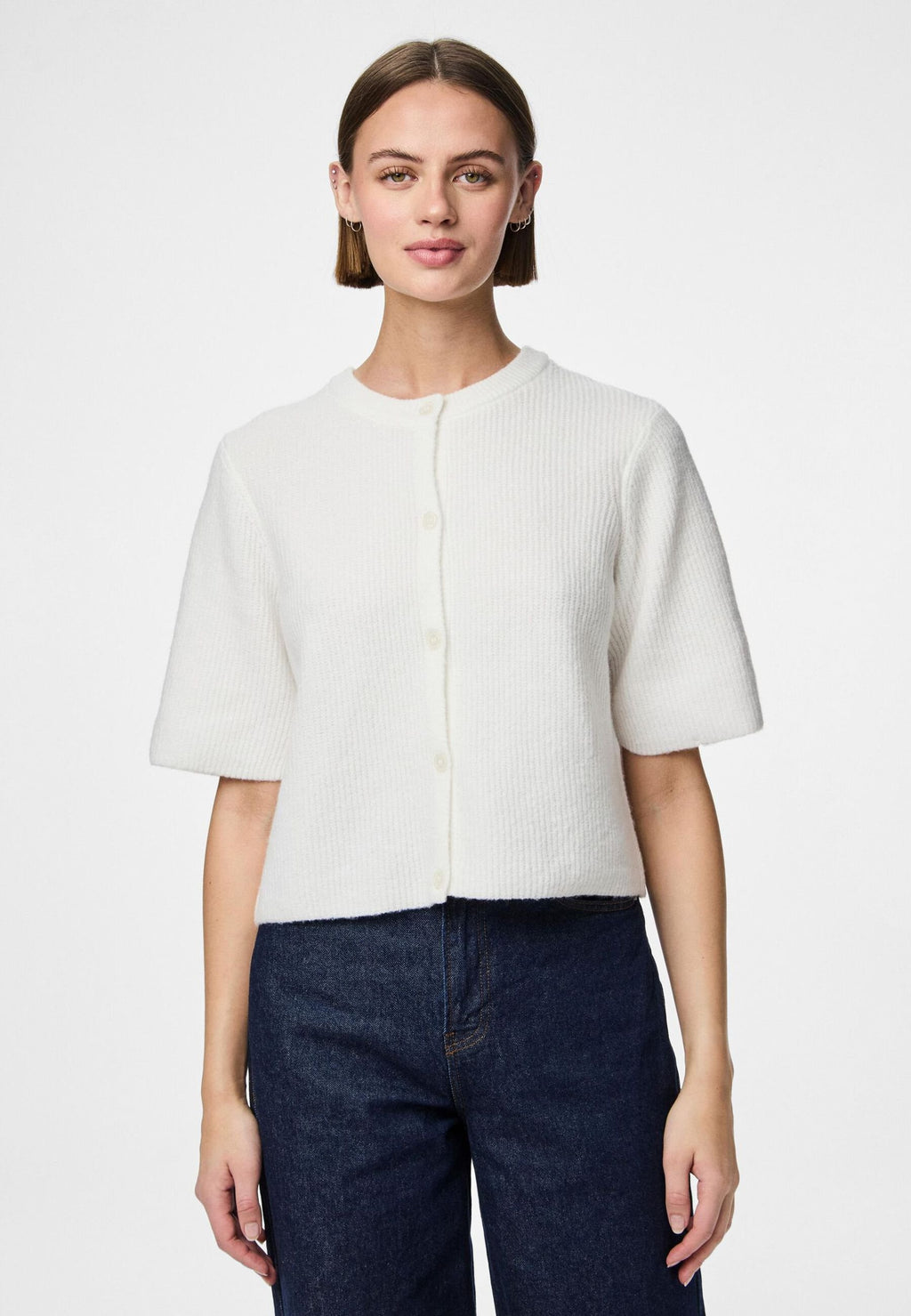 Pieces PCSILLY SS O-NECK KNIT CARDIGAN NOOS BC