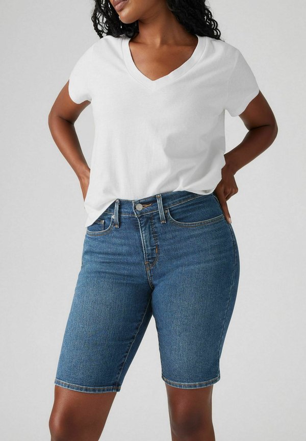 Levi's® SHAPING BERMUDA SHORTS - Denim shorts - double duty short