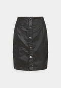 Missguided Tall COATED CURVE HEM SEAM MINI SKIRT