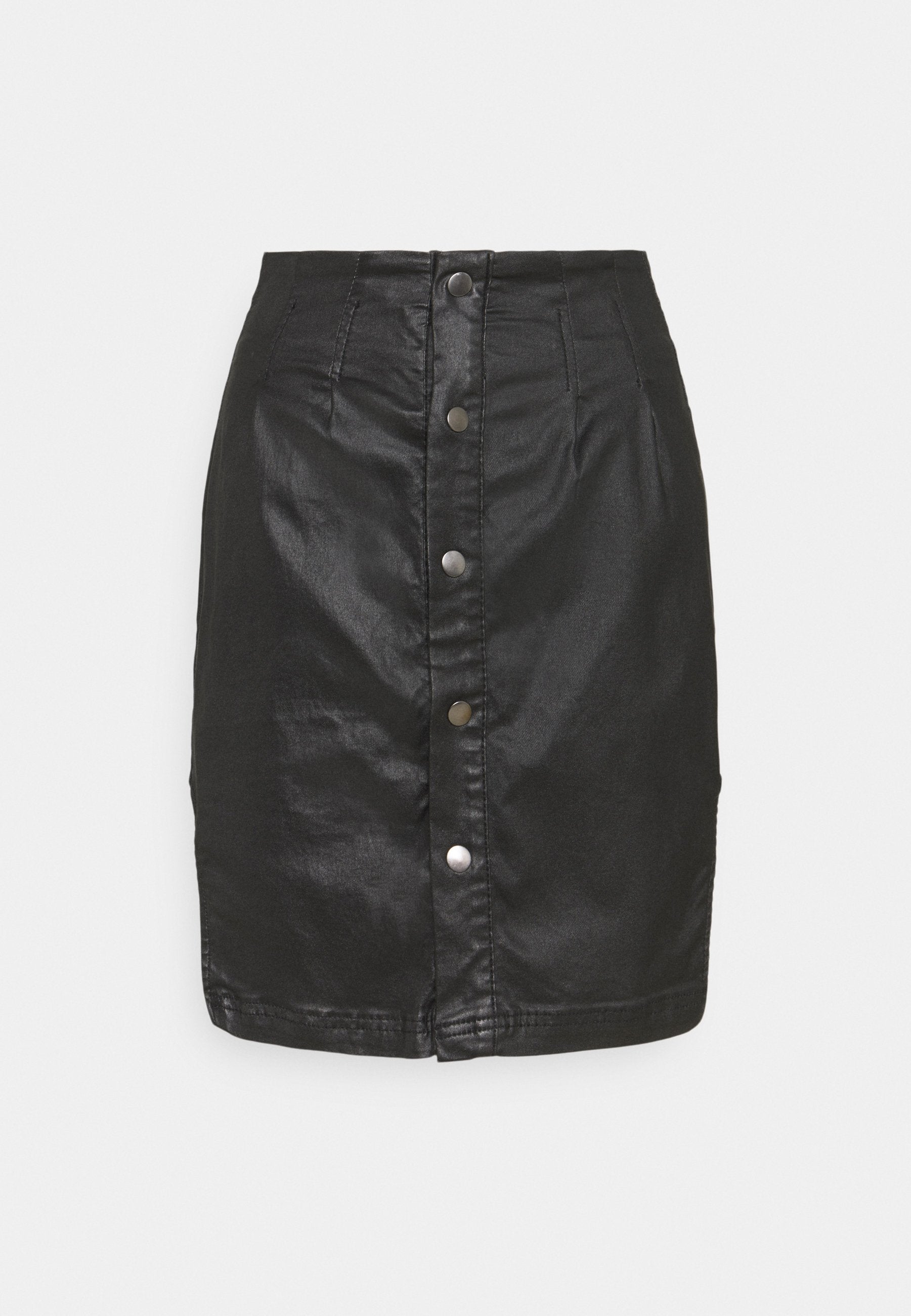 Missguided Tall COATED CURVE HEM SEAM MINI SKIRT
