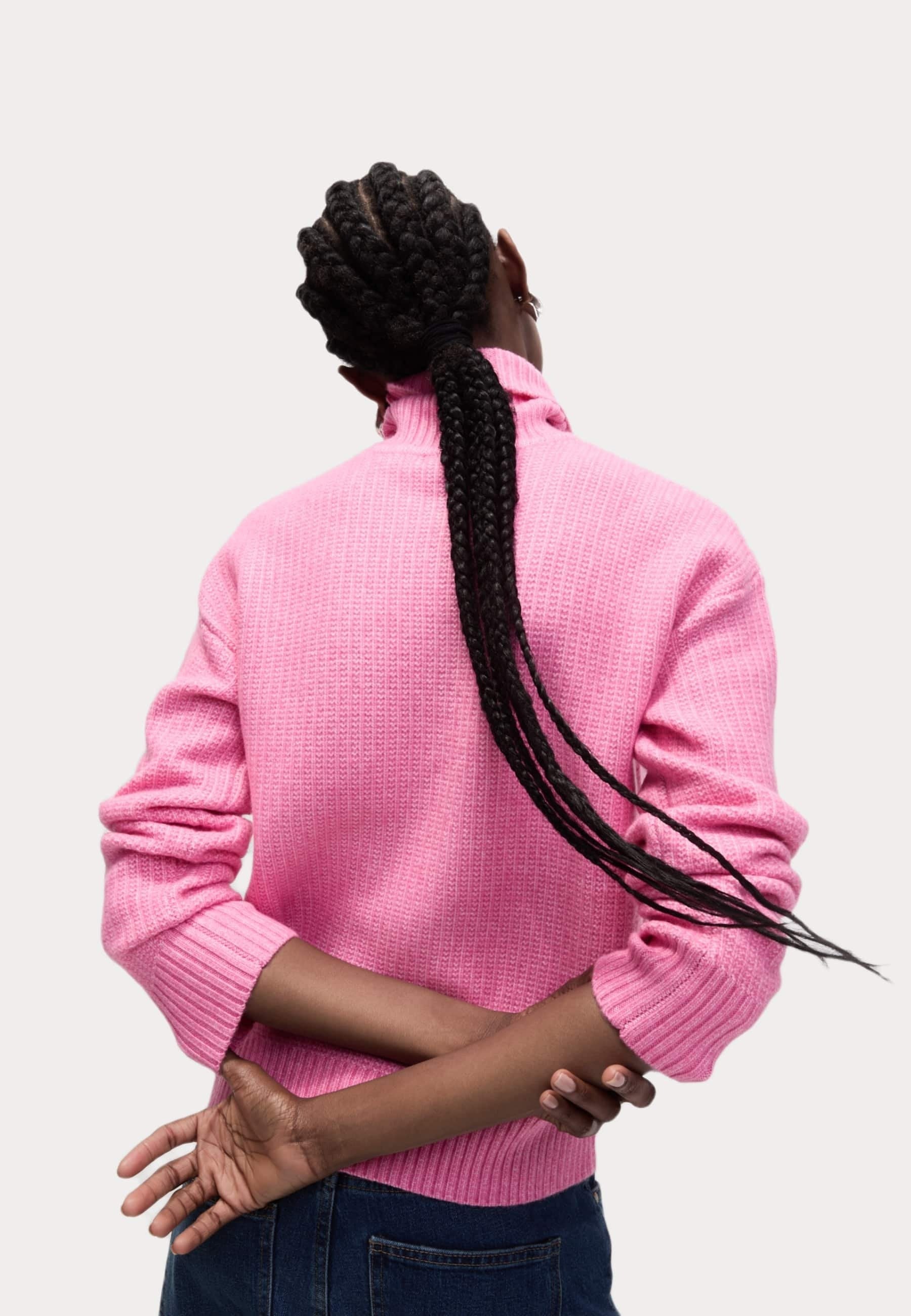 Marks & Spencer CLOUD YARN TEXTURED ROLL NECK