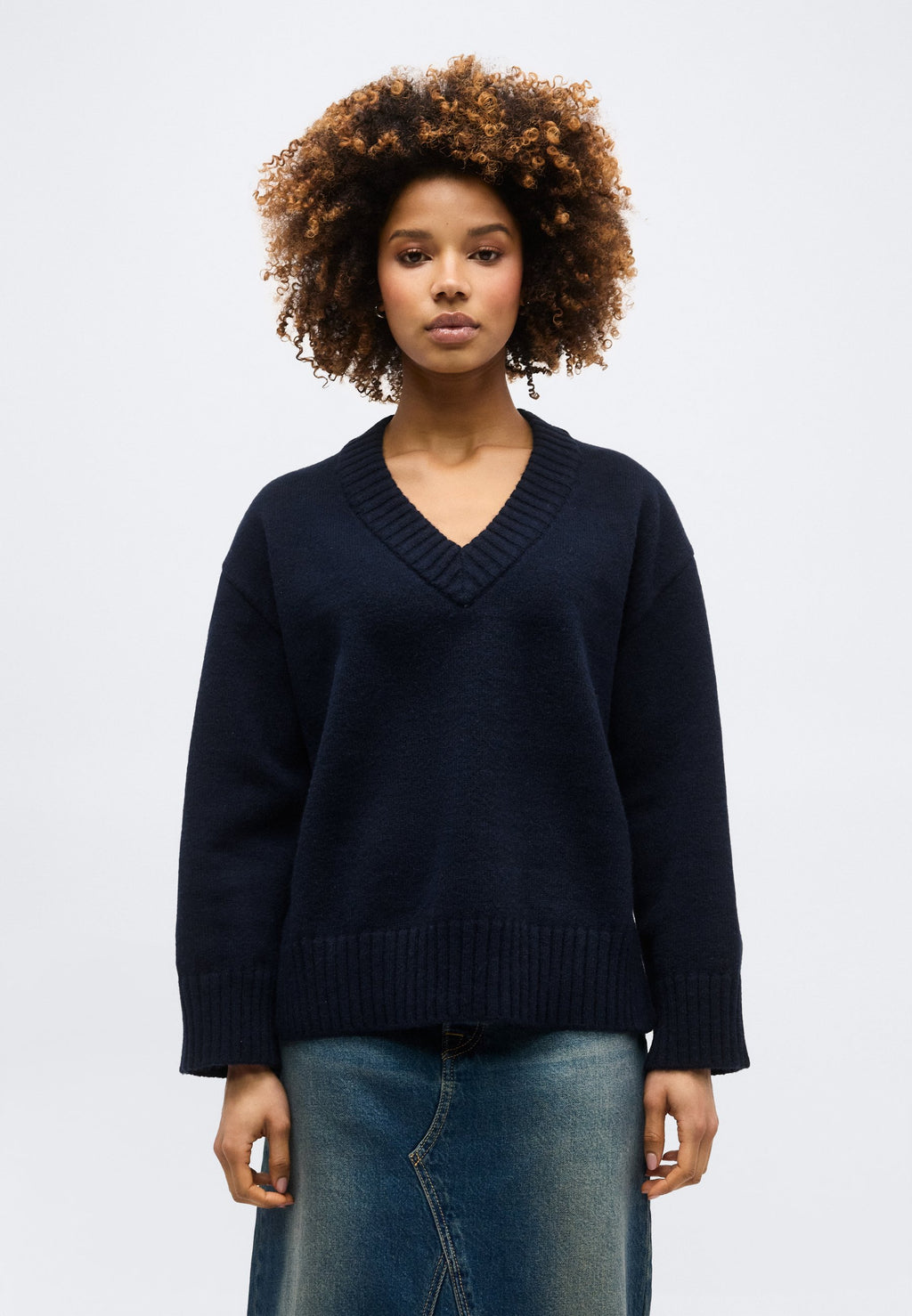 Gina Tricot V NECK SWEATER