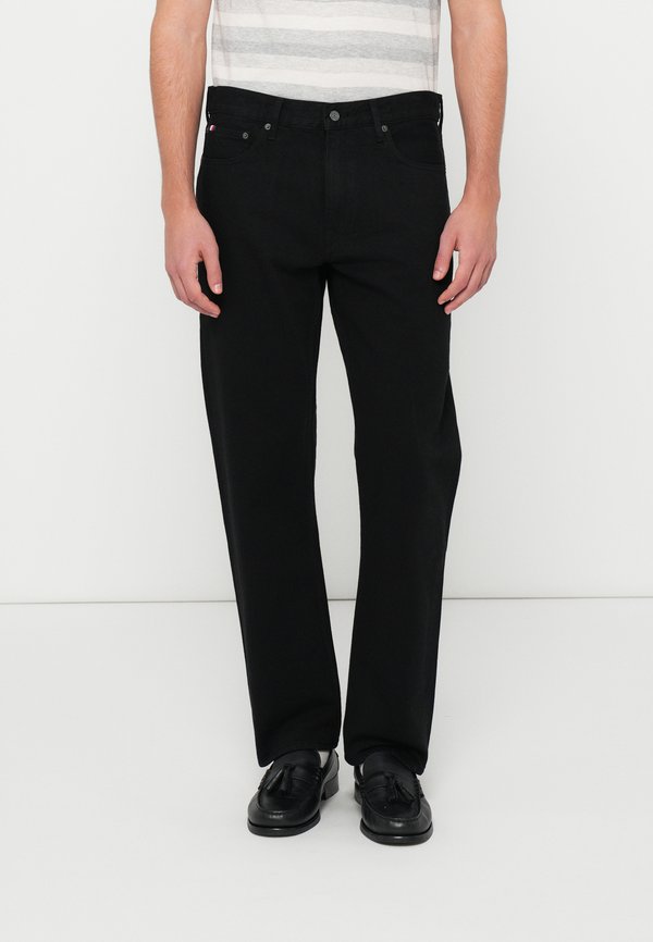 Tommy Hilfiger WASHED REGULAR STRAIGHT LEG BLACK JEANS