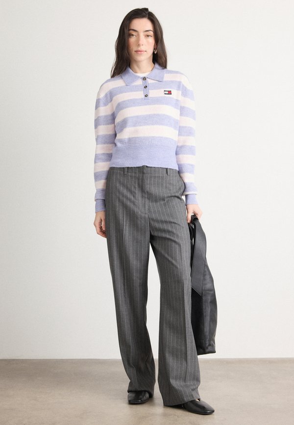 Tommy Jeans TOMMY BADGE POLO JUMPER WITH ALPACA