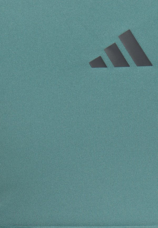 adidas Performance OPTIME WORKOUT STRAPPY LIGHT SUPPORT BRA - Light support sports bra - preloved teal