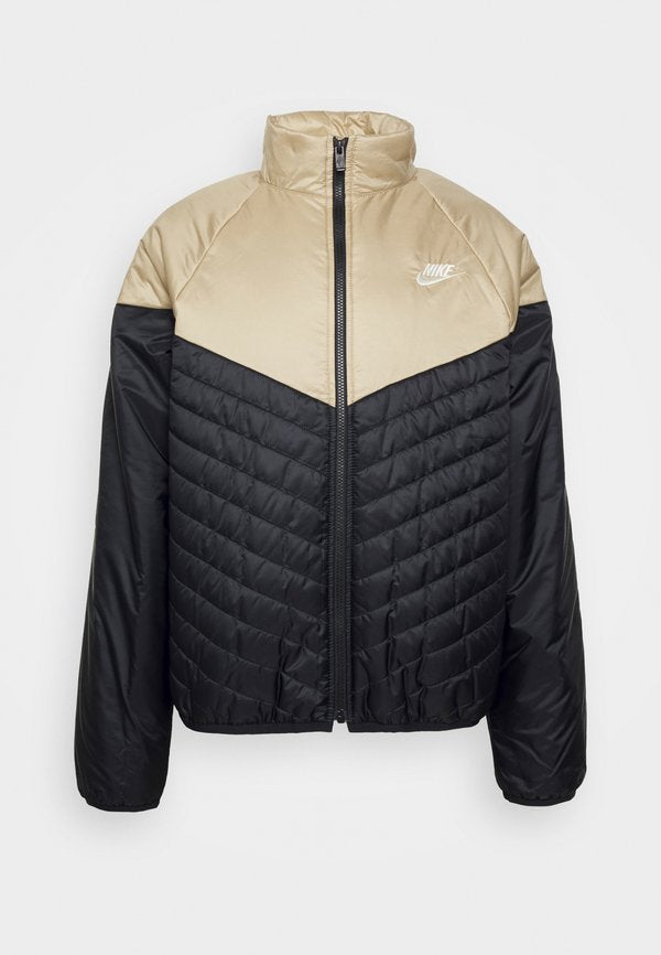 Nike Sportswear M NK WR MIDWEIGHT PUFFER - Winter jacket - black/khaki/sail