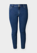 Vero Moda Curve VMCLUSIA JEANS - Jeans Skinny Fit - dark blue denim
