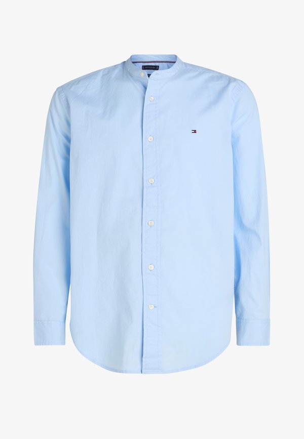 Tommy Hilfiger TH FLEX REGULAR FIT GRANDAD COLLAR SHIRT - Shirt - sweet blue