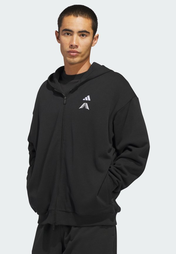 adidas Performance ANTED FULL-ZIP - Zip-up sweatshirt - black