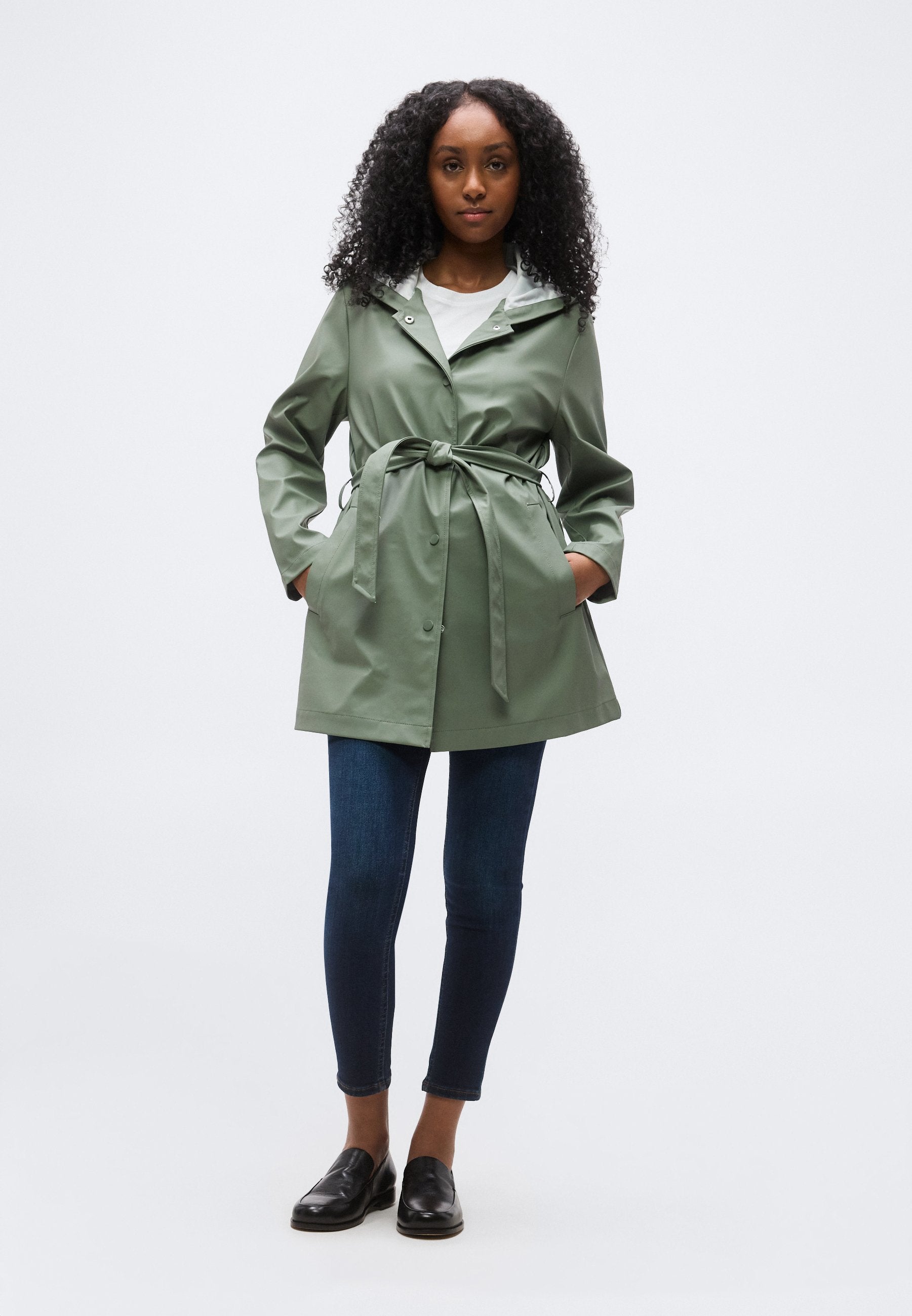ONLELISA BELTED RAIN COAT Media 2