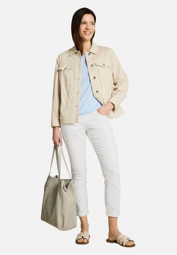 TOM TAILOR TTTAPERED RELAXED - Trousers - white