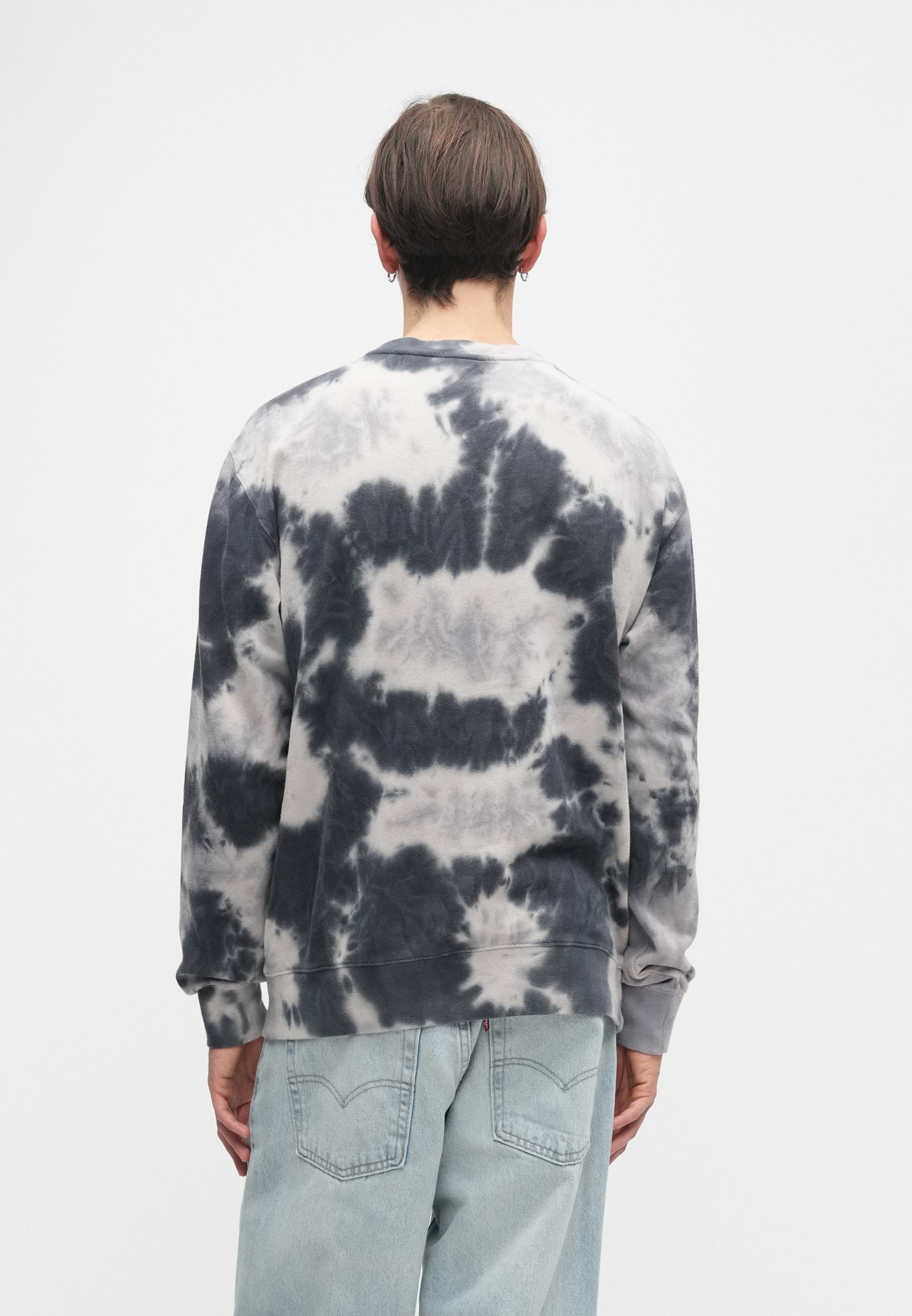 HUF TIE DYE LOGO CREW UNISEX