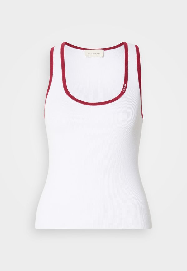 Calvin Klein Jeans Top - brilliant white combo