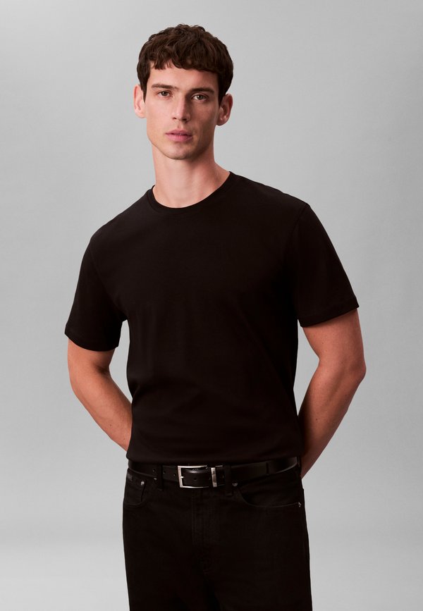 Calvin Klein CREWNECK TEE - Basic T-shirt - black