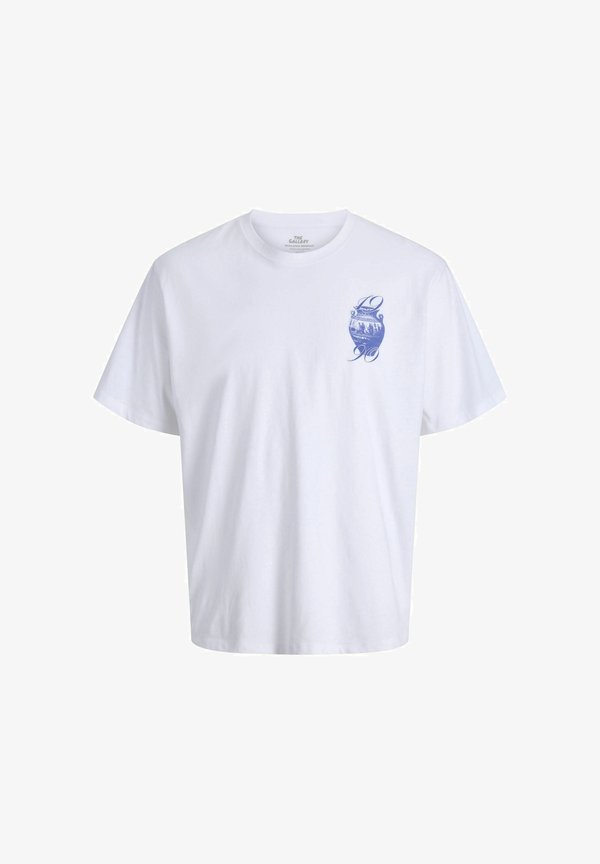 Jack & Jones T- - Print T-shirt - bright white