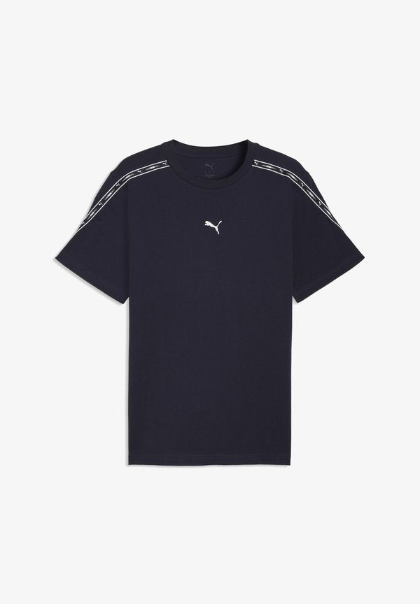 Puma ESS TAPE TEE - Print T-shirt - new navy