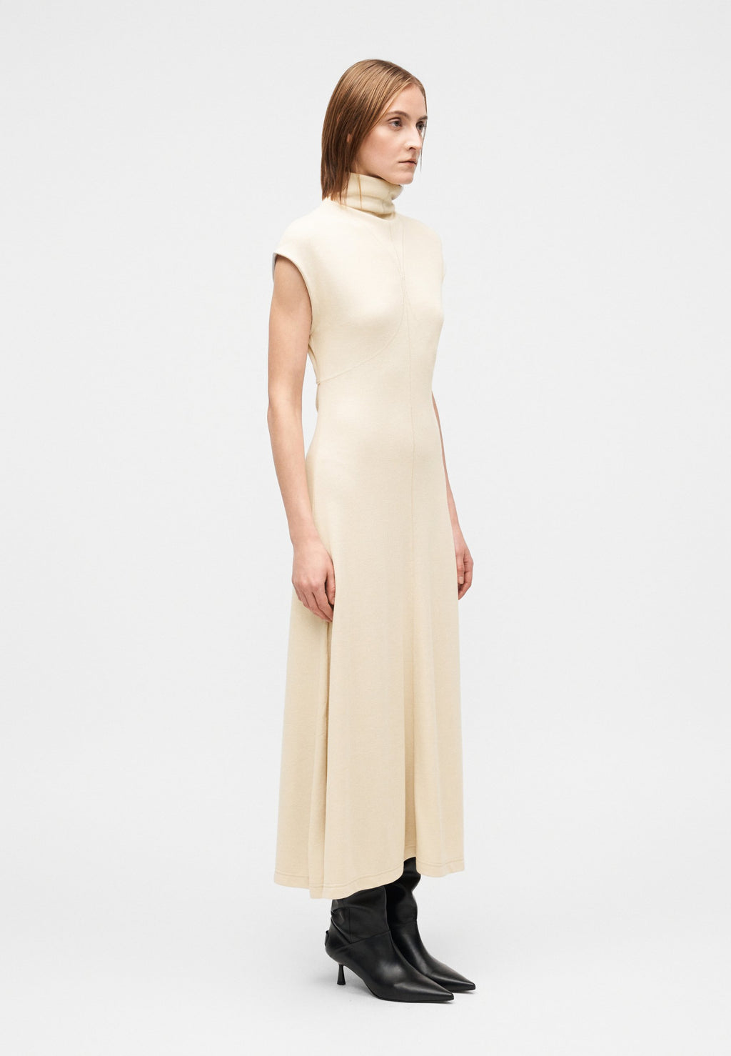 Proenza Schouler White Label BREA DRESS IN BRUSHED