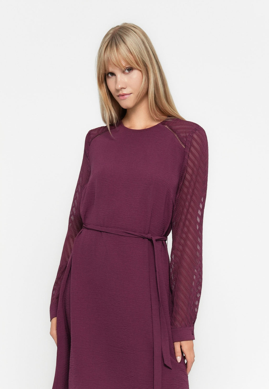 ONLY ONLMETTE DOBBY SLEEVE DRESS