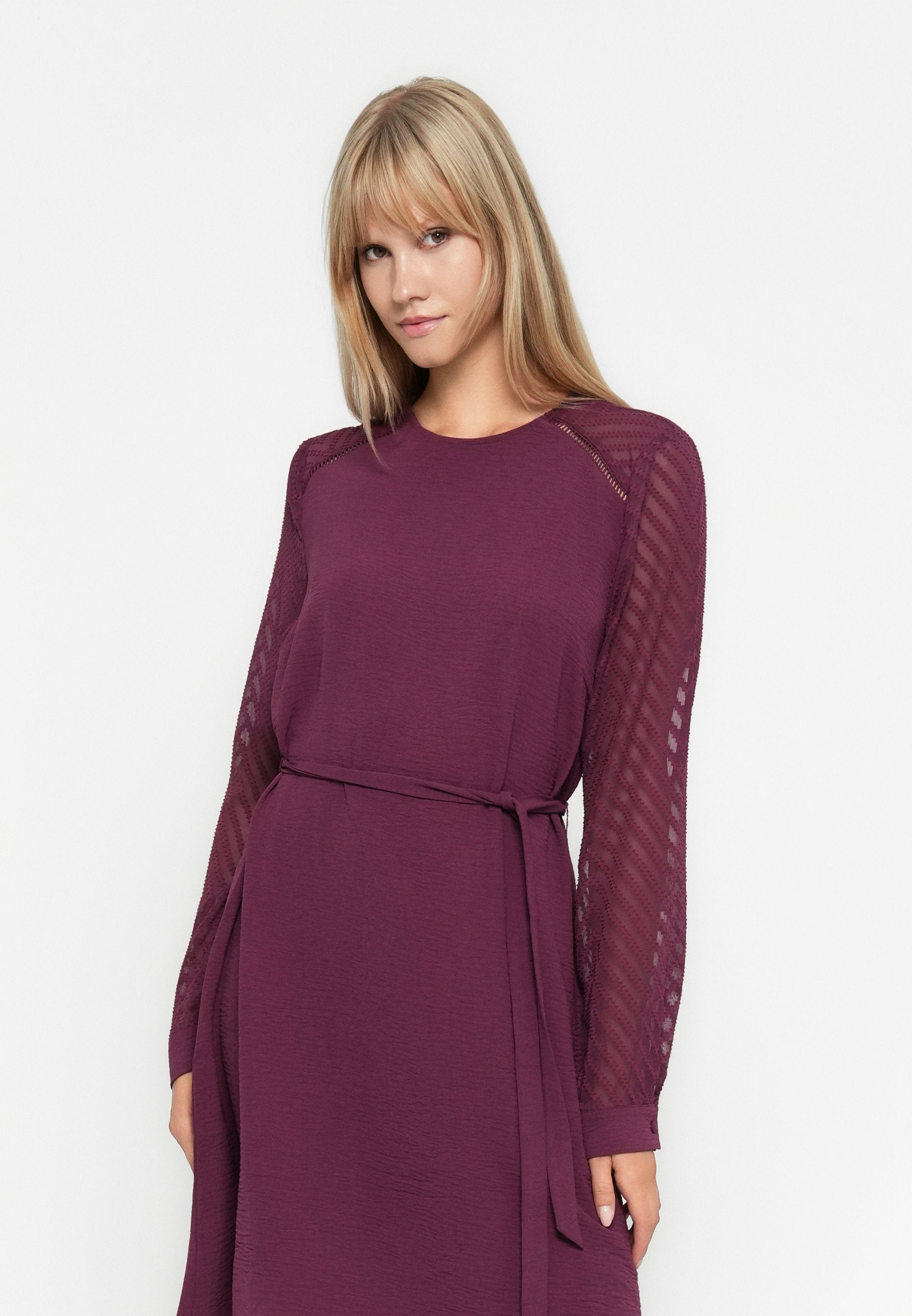 ONLY ONLMETTE DOBBY SLEEVE DRESS