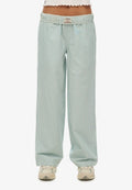 Superdry & Co Trousers - peppermint chalk stripe