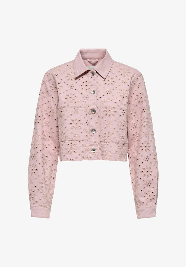 ONLY ONLELSA - Denim jacket - burnished lilac