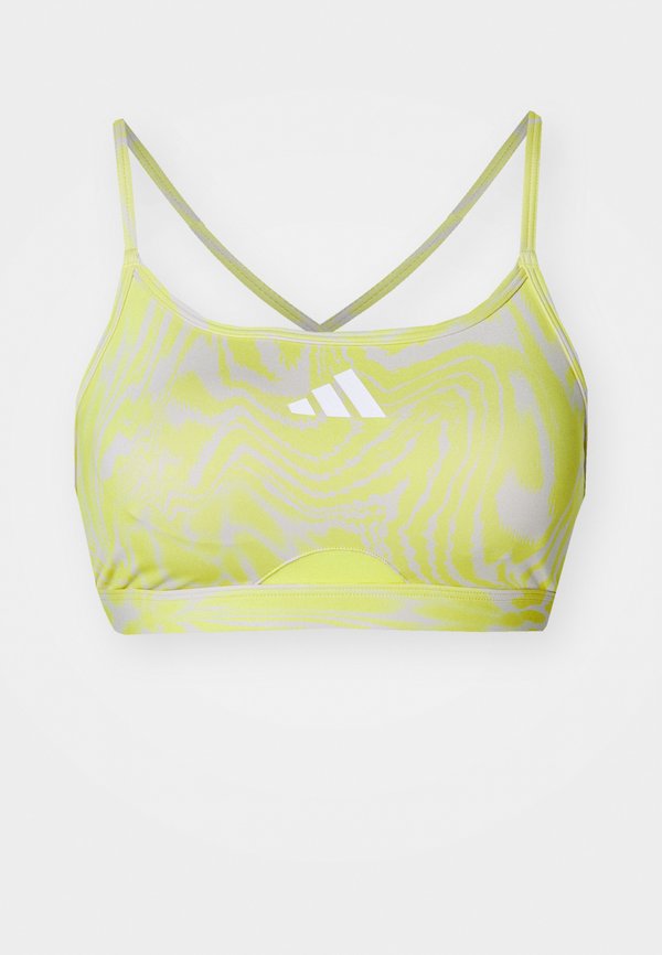 adidas Performance AEROREACT  LIGHT SUPPORT 3STRIPES BRA