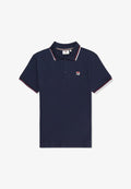 Fila BIELLA REGULAR TIPPED - Polo shirt - black iris