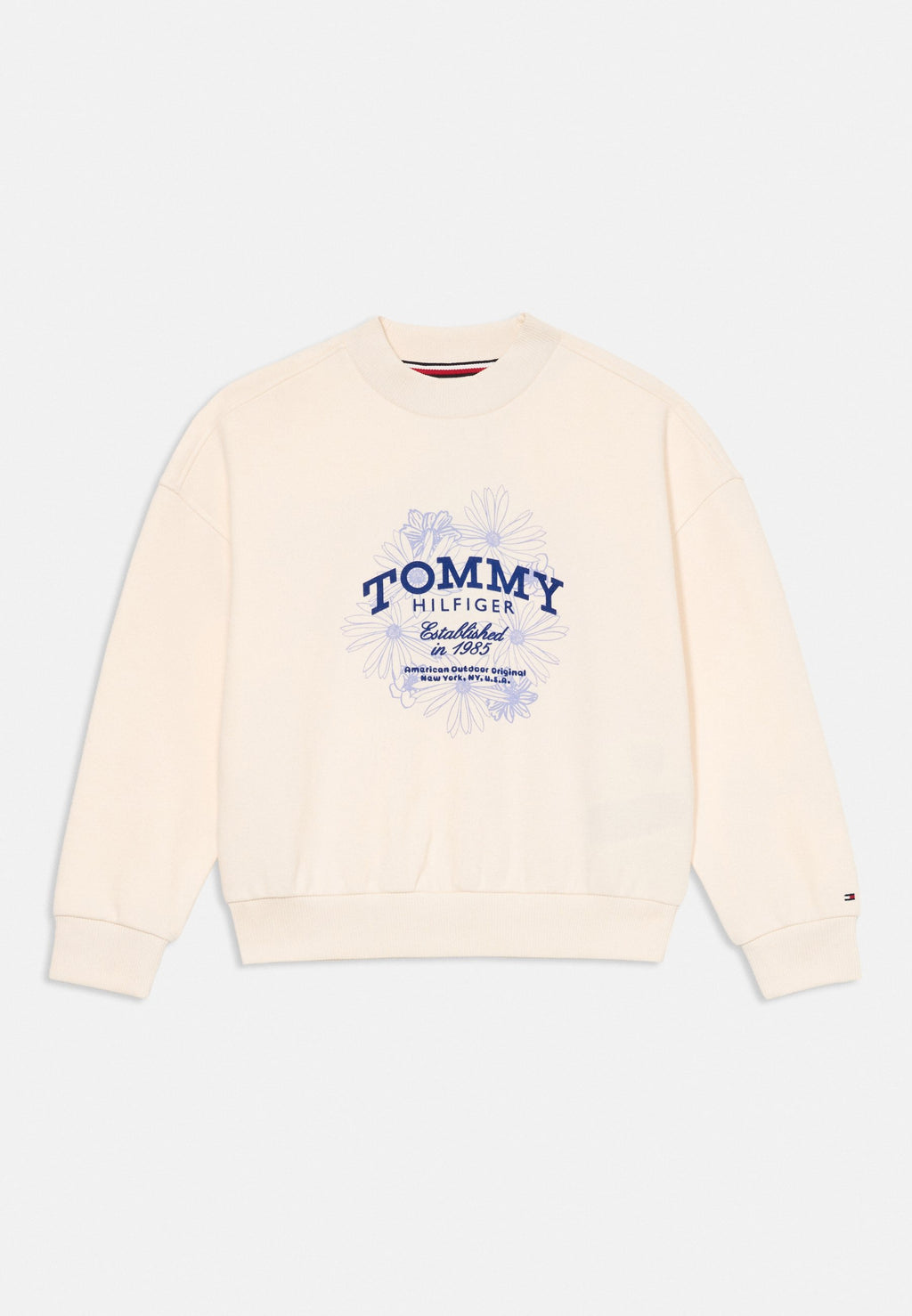 FLOCK LOGO TERRY CREW NECK SWEATSHIRT Media 1