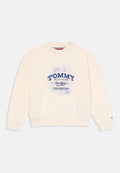 FLOCK LOGO TERRY CREW NECK SWEATSHIRT Media 1