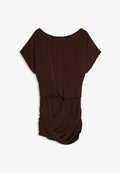 Bershka Day dress - dark brown