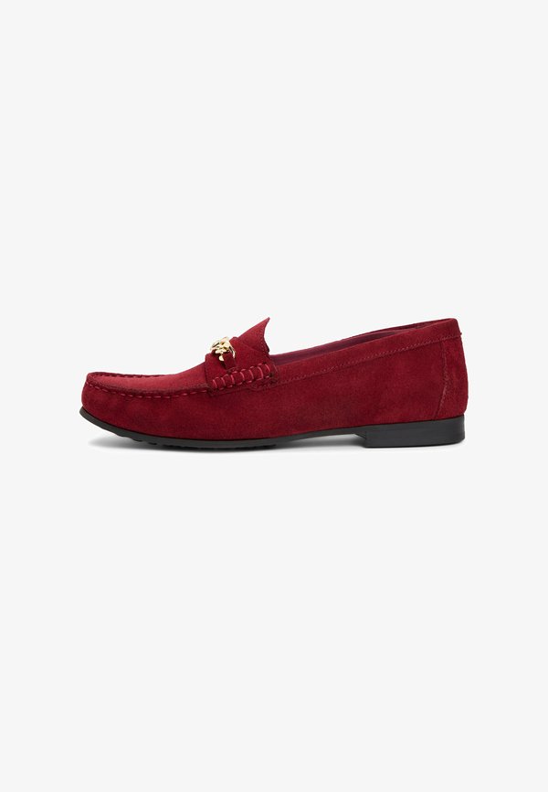 Tommy Hilfiger CHAIN PENNY  - Slip-ons - velvet maroon