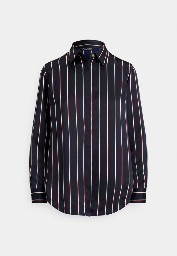 Lauren Ralph Lauren CLASSIC FIT STRIPED CHARMEUSE SHIRT