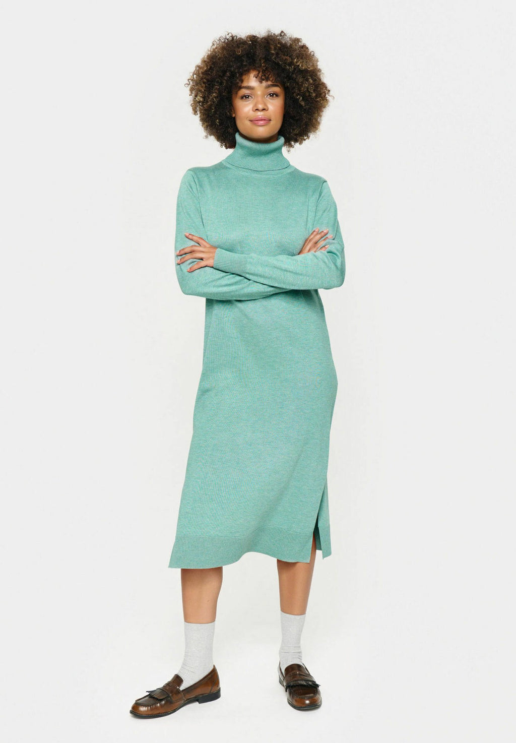 Saint Tropez MILASZ ROLL NECK LONG DRESS