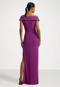 Lauren Ralph Lauren Petite LEONIDAS JERSEY OFF-THE-SHOULDER GOWN