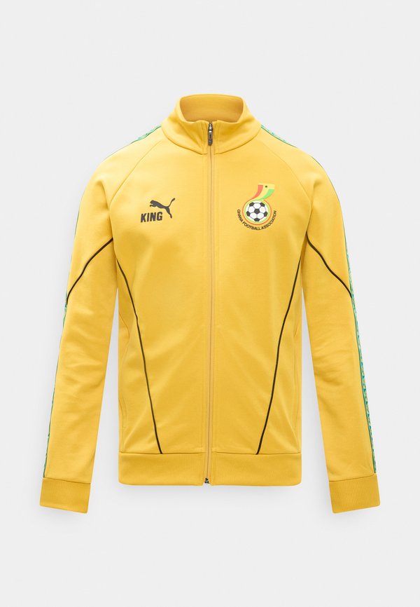 Puma GHANA FA KING ANTHEM JACKET  - National team wear - archive gold-coloured/black